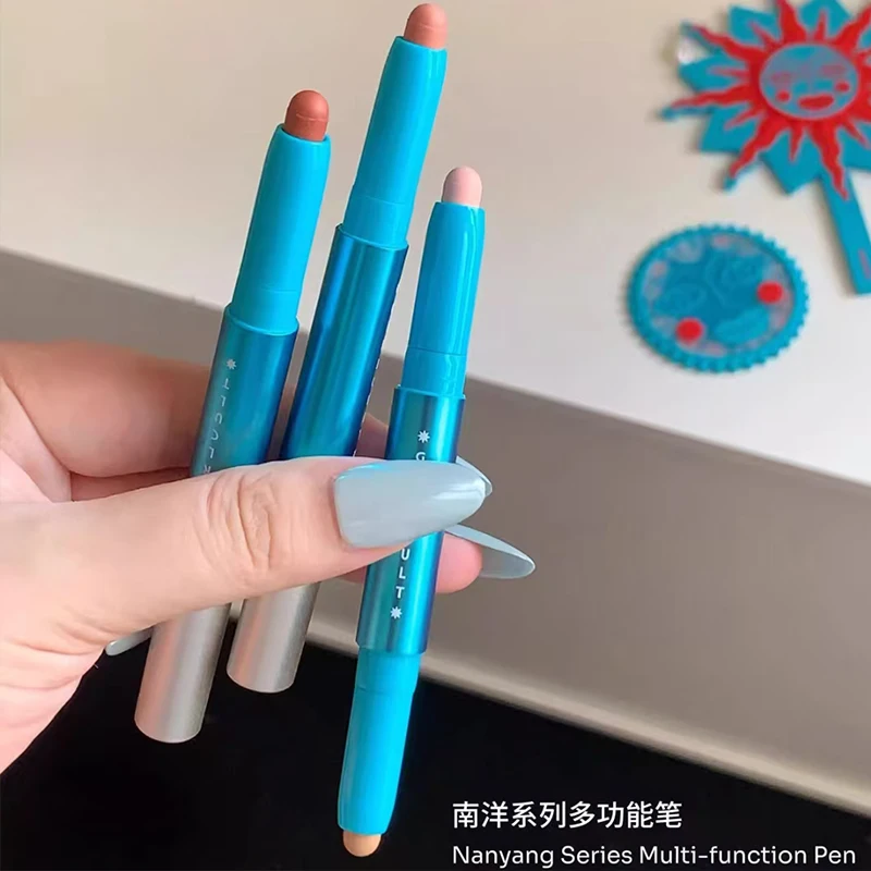 걸컬트 더블 헤드 립라이너 펜 멀티 유즈 스틱 블러쉬 립스틱 하이라이터 컨투어 누드 내추럴 롱래스팅 페이셜 메이크업