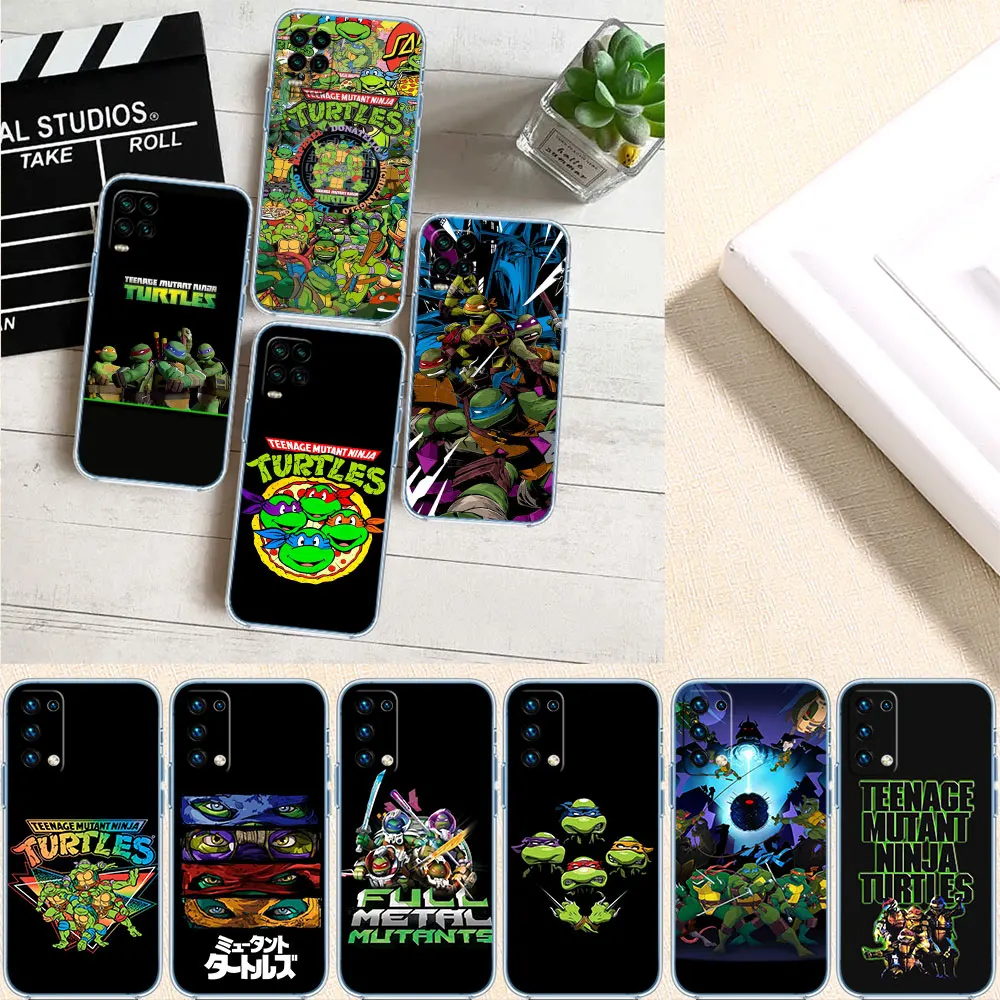 CJ100 TMNT Soft Shell Transparent Phone Case for Motorola Moto G7 G8 G9 G84 G85 G73 G24 G15 Z2 Play Power Plus