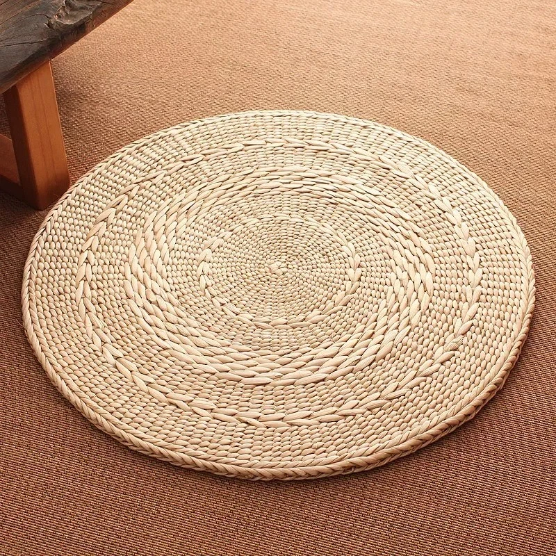 Straw-woven tatami mat Chinese circular grass mat Living Room Floor Cushion Home Textile Buddhist Hall Temple Supplies Worship