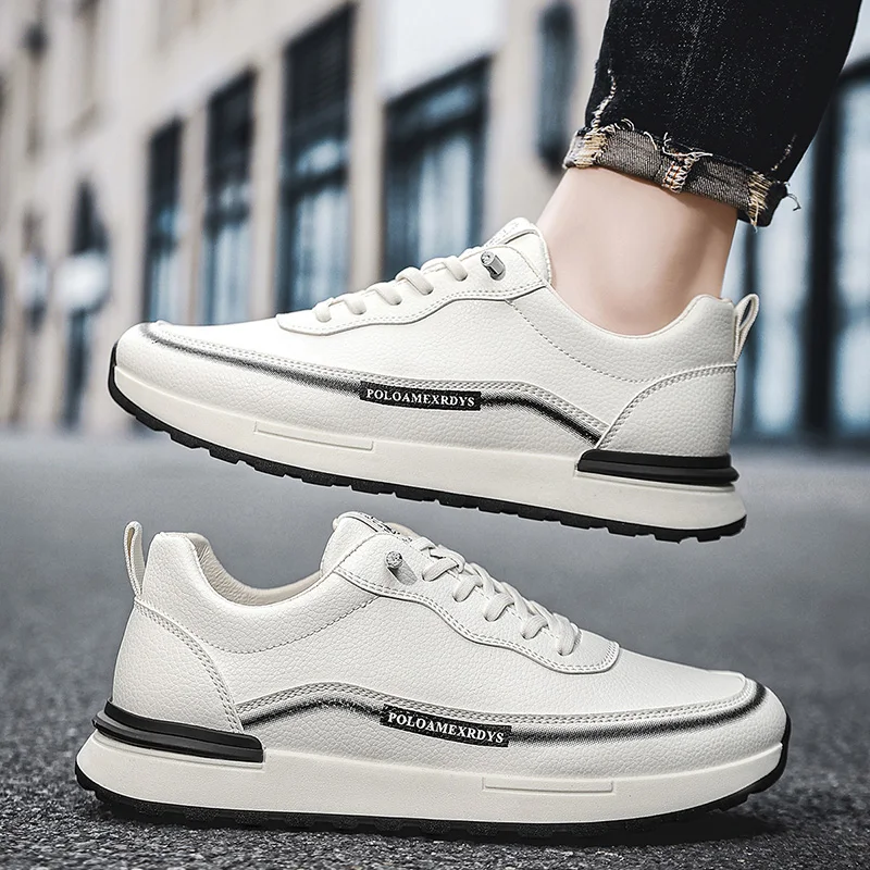 

Fashion Men's Casual Shoes Breathable Retro Flat Shoes Men Lace-up Trainers Running Outdoor Sneakers Zapatillas Hombre Big Size