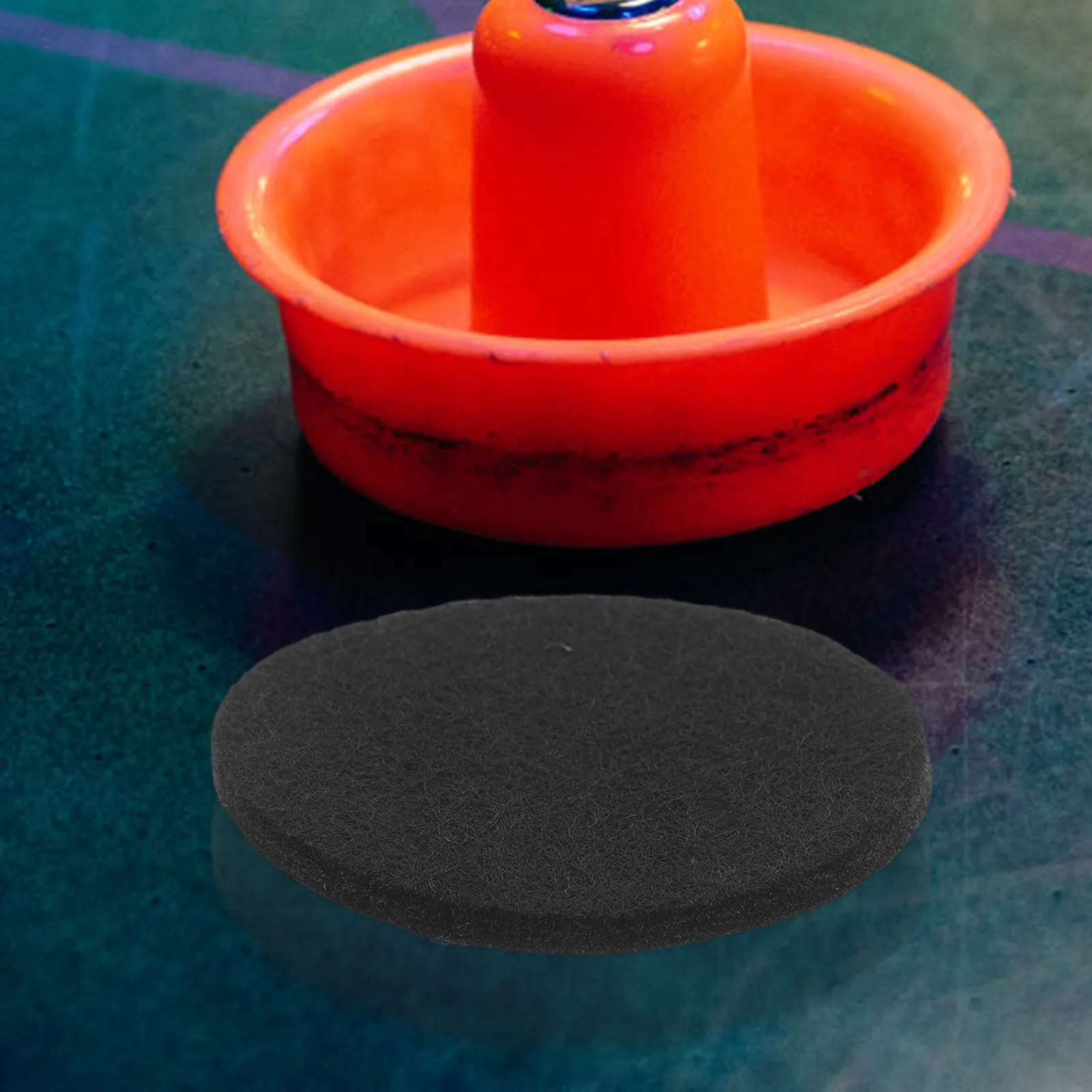 

Набор из 12 самоклеящихся накладок для клюшек для аэрохоккея, 3,7 дюйма, полиэстер, для плавного контроля, для настольного хоккея