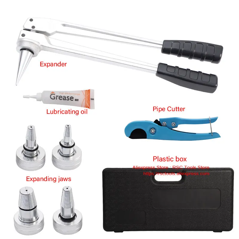 Uponor PEX Pipe Tube Expander 16,20,25,32mm ProPEX Expansion Tool Kit for Water and Radiator Connection