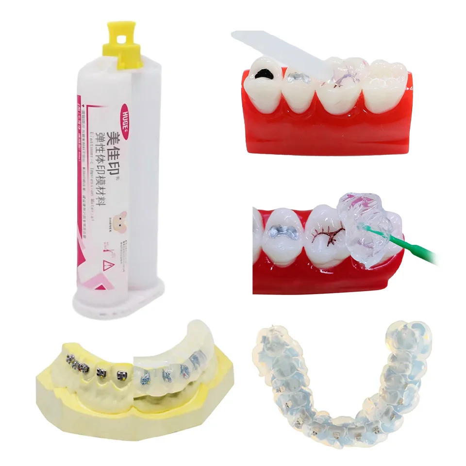 HUGE Dental Clear Matrix Silicone Impression Material Transparent VPS Addition Silicone Resin Injection Dentist Lab Materials