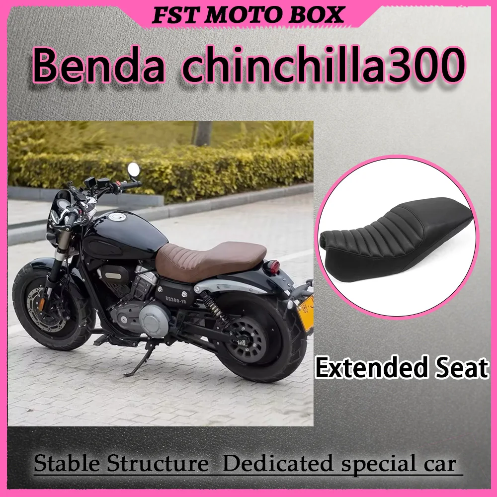 FOR Thickened Softened Caterpillar Style Dual Rider Cushion for Benda Chinchilla 300 BD300 Seamless Original Mount Standard