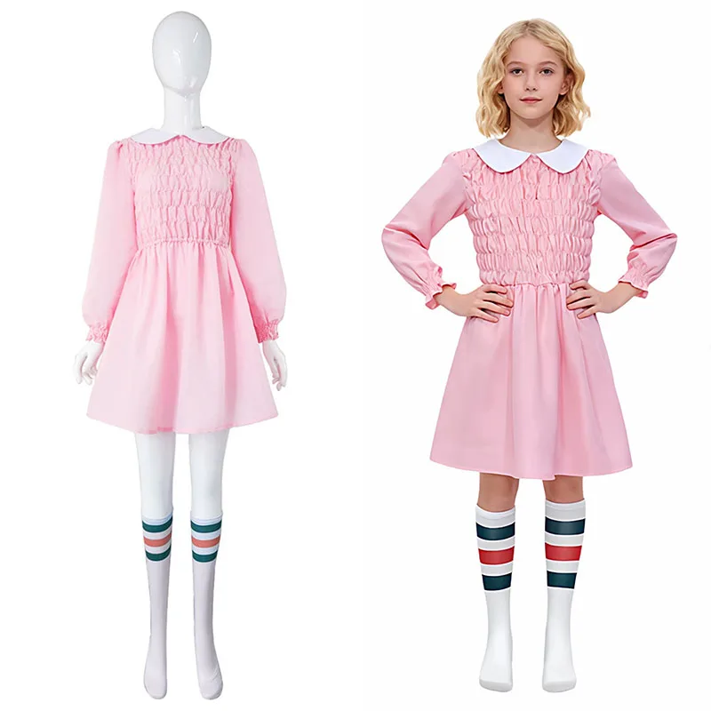Костюм для косплея «Девочка-девятнадцатилетка» (Little Eleven Jane) — розовое платье для сценических выступлений, косплея, Рождества, Хэллоуина, карнавала, вечеринок и маскарадов Костюм для косплея «Девочка-девятнадцатилетка» (Little Eleven Jane) — розовое платье для сценических выступлений, косплея, Рождества, Хэллоуина, карнавала, вечеринок и маскарадов