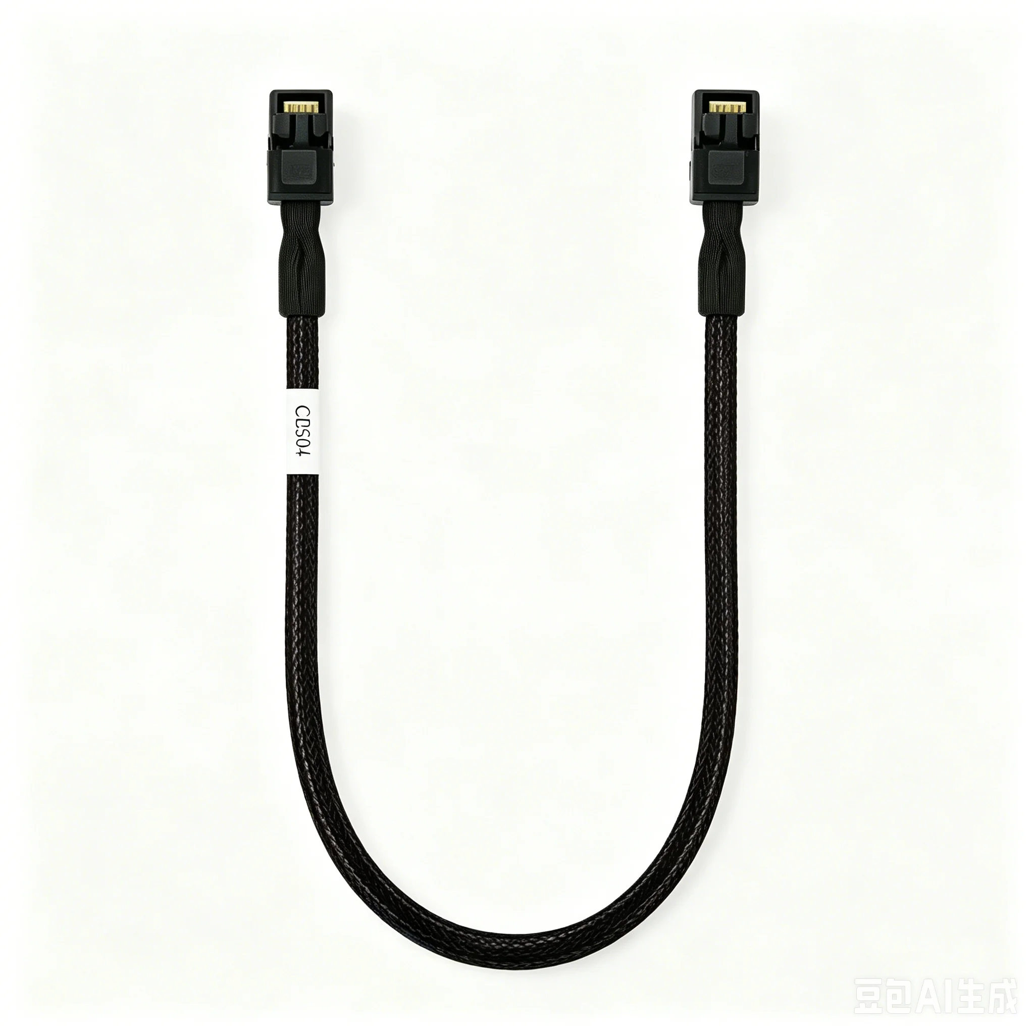 0.5m SFF-8643 Mini SAS Cable SFF-8643 to 8643 for HDD/SSD/RAID High-Speed Data Transfer Server Storage Backplane PC Hard