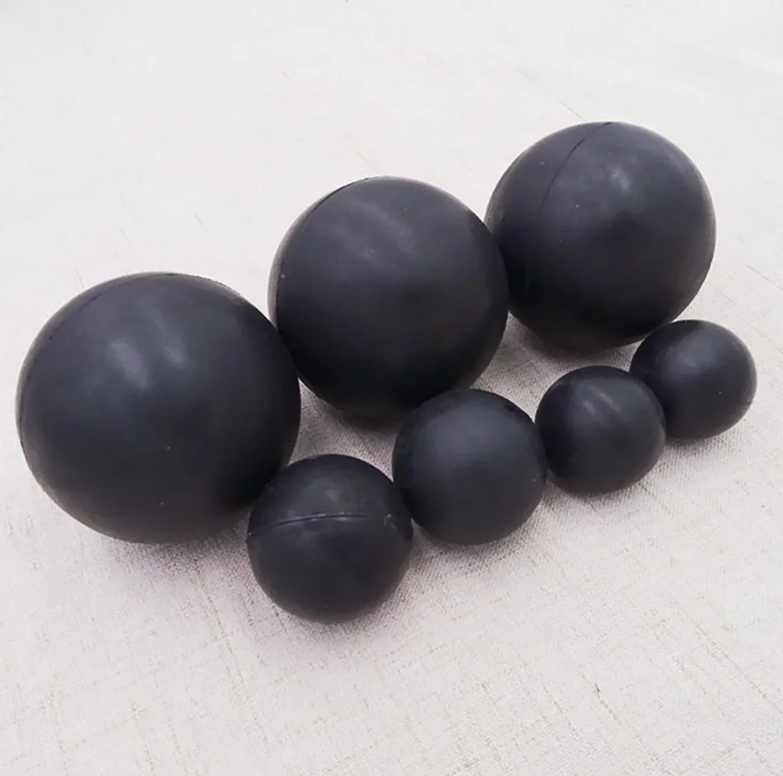 1-1000pcs Solid Rubber Ball Diameter 2/2.5/3/3.5/4/4.5/5-45mm Industrial Bouncy Ball Black Round Sealing Rubber Ball DIY Parts