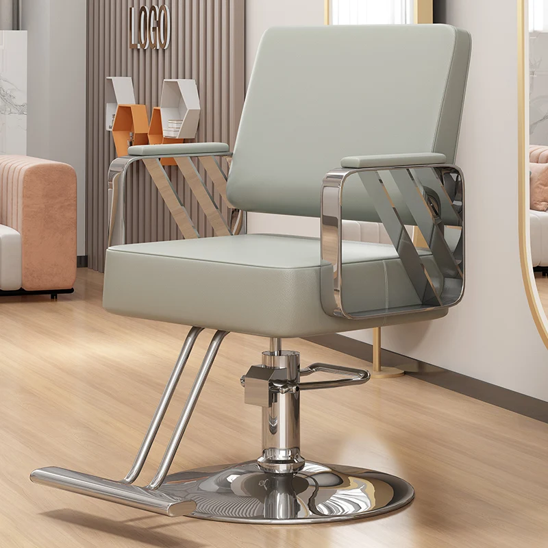 Styling Chairs Hair Stylist Aesthetics Beauty Chair Professional Aesthetic Owl Wheels Reclining Silla Peluquero High Heel Work image 5