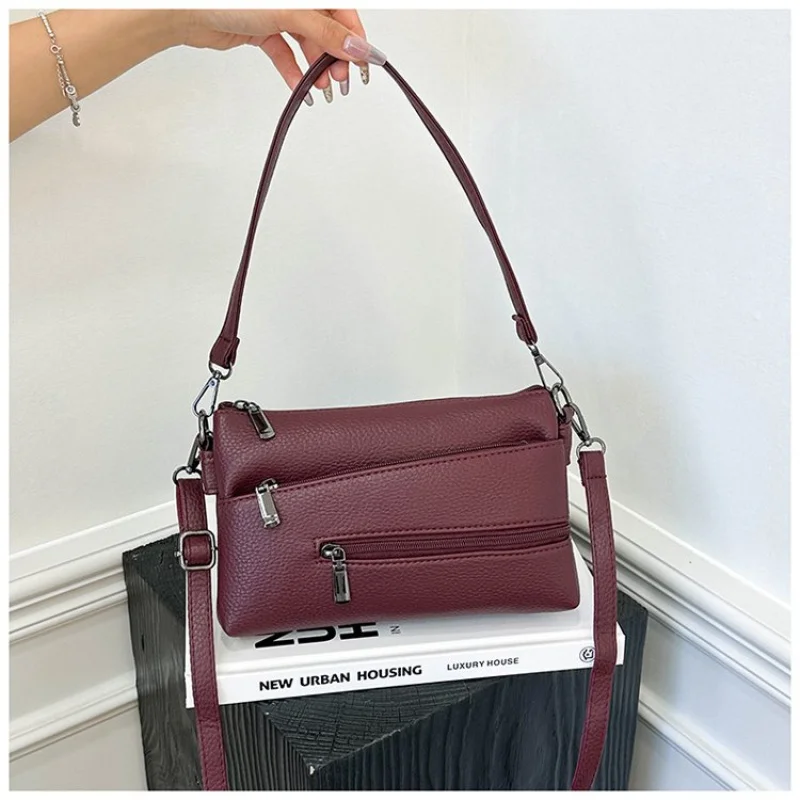 

2025 New High-end Ladies Leather Crossbody Handbag Luxury Brand Famous Designer Trendy Paris Classic​