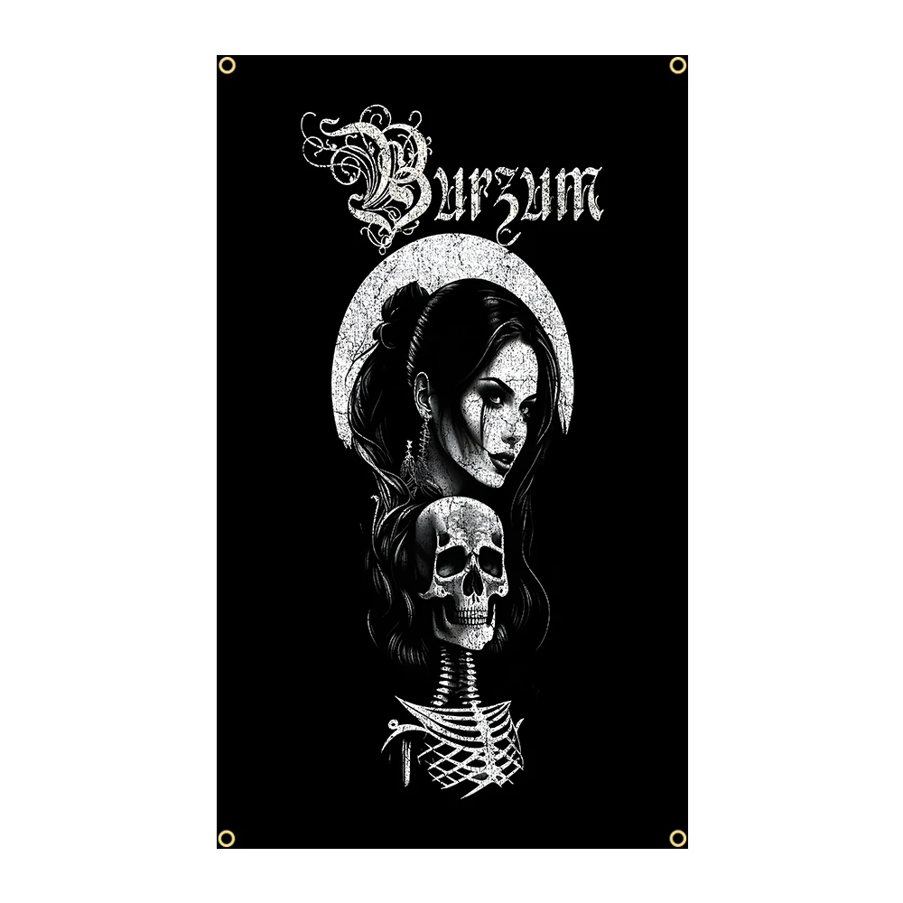 Burzums Flags Polyester Digital Printing Banner for Bedroom Wall Art Out Door Tapestry Decoration