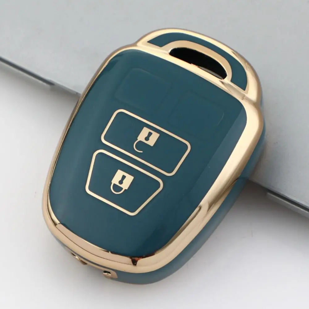 Soft TPU Car Key Case Keychain 2/3/4 Butoons Key Cover Shell Holder Key Protector for Toyota/Corolla/Camry 2014 2015