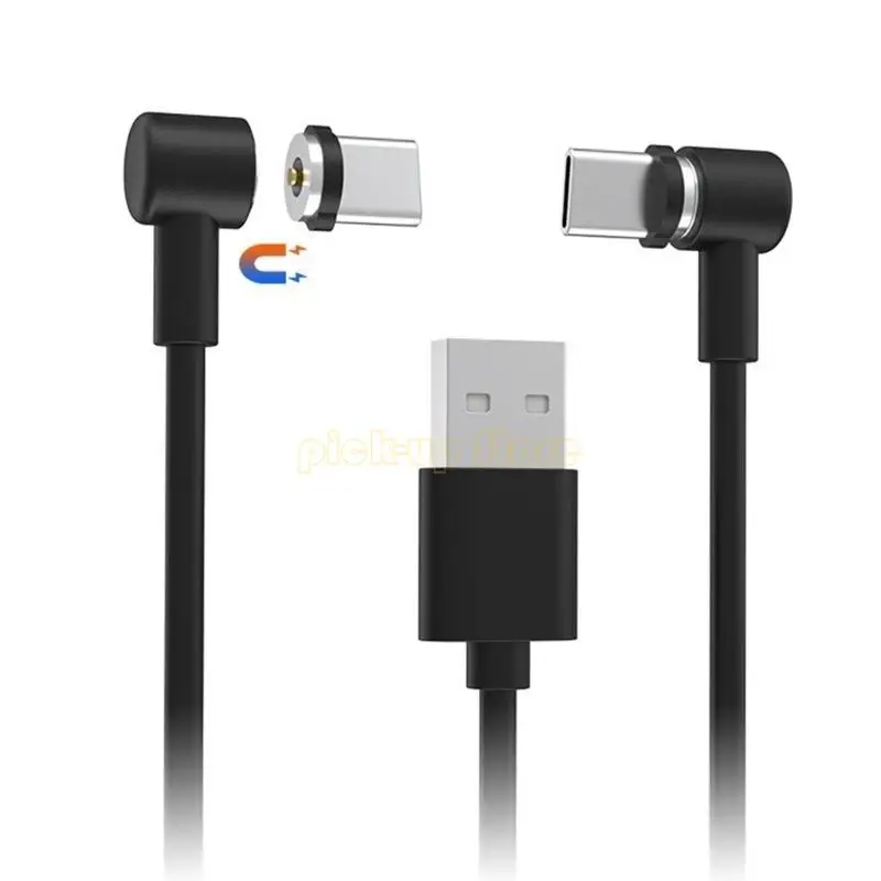 Q5WA Кабель 2 в 1 для быстрой зарядки типа C с двойной ручкой Магнитный зарядный кабель типа C для контроллера Зарядный кабель типа C для телефона