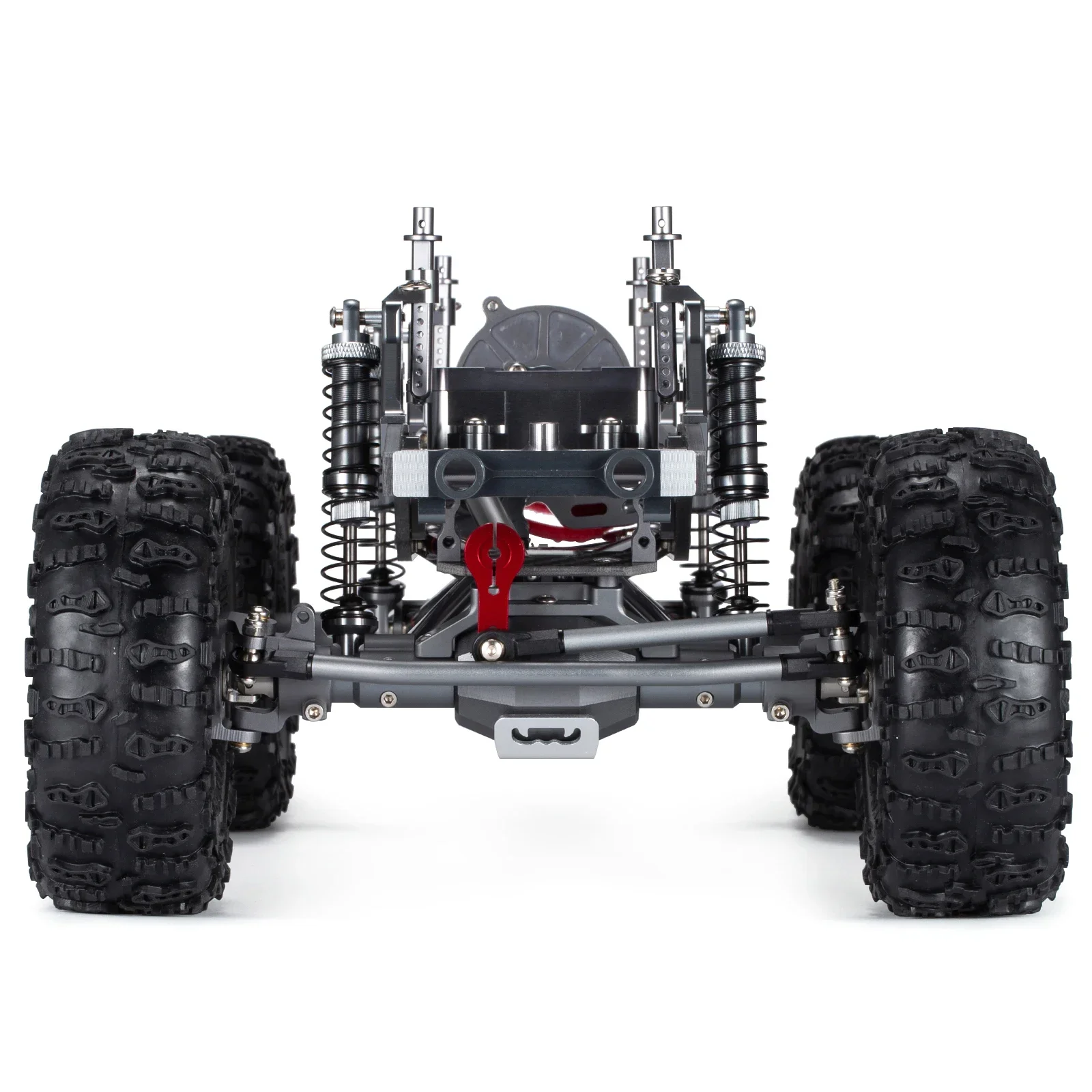 1:10 RC Crawler Frame All Metal Chassis Kit with Portal Axle Carbon Rail 1.9 Wheels for 1/10 RC Crawler SCX10 Off Road Truck