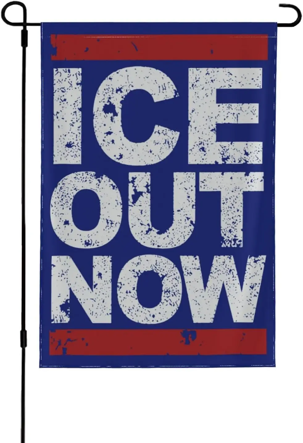 Ice Out Of Our Communities Garden Flags 12x18inch Double Sided Flags Banner For House Sign Outside Decorations B2035 LLO LLX uui