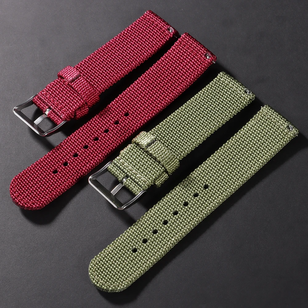 Nylon Watch Band 18/20/22/24mm - Nato Strap Nylon ulasan dan harga