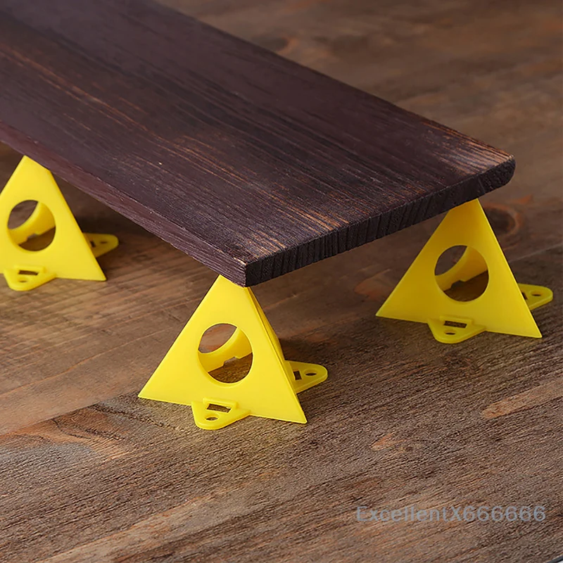 

Non-Stick Rack Tool Woodworking Accessories Painter Triangle Pyramid Stand Paint Wood Support Lift Pads Carpenter