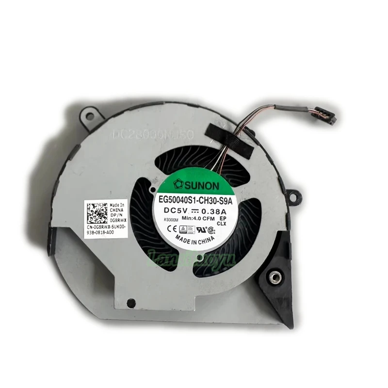 New Original Laptop CPU Cooling Fan for DELL Latitude 5510 P80F precision 3540 M3540 Cooler Radiator CN-06T7HN 0G8RWX