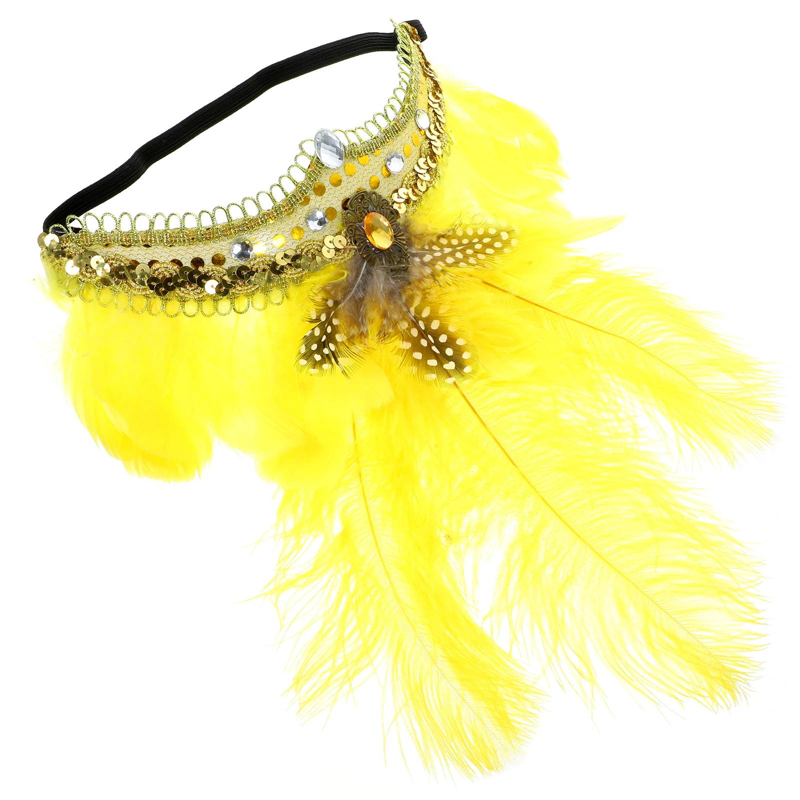 

Fascinator Headband for Women Party Carnival Wedding Decorative Plumage Headpiece Lightweight Durable Hair Accessory