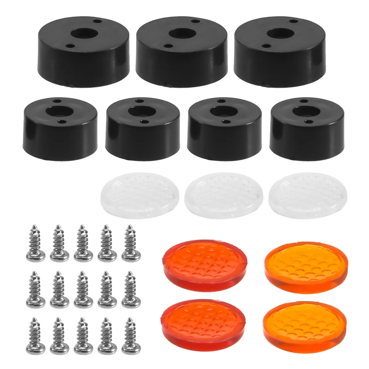 

PMPC_7Pcs Taillight Light Cover for 1:10 RC Crawler RC Car D90 Body Shell