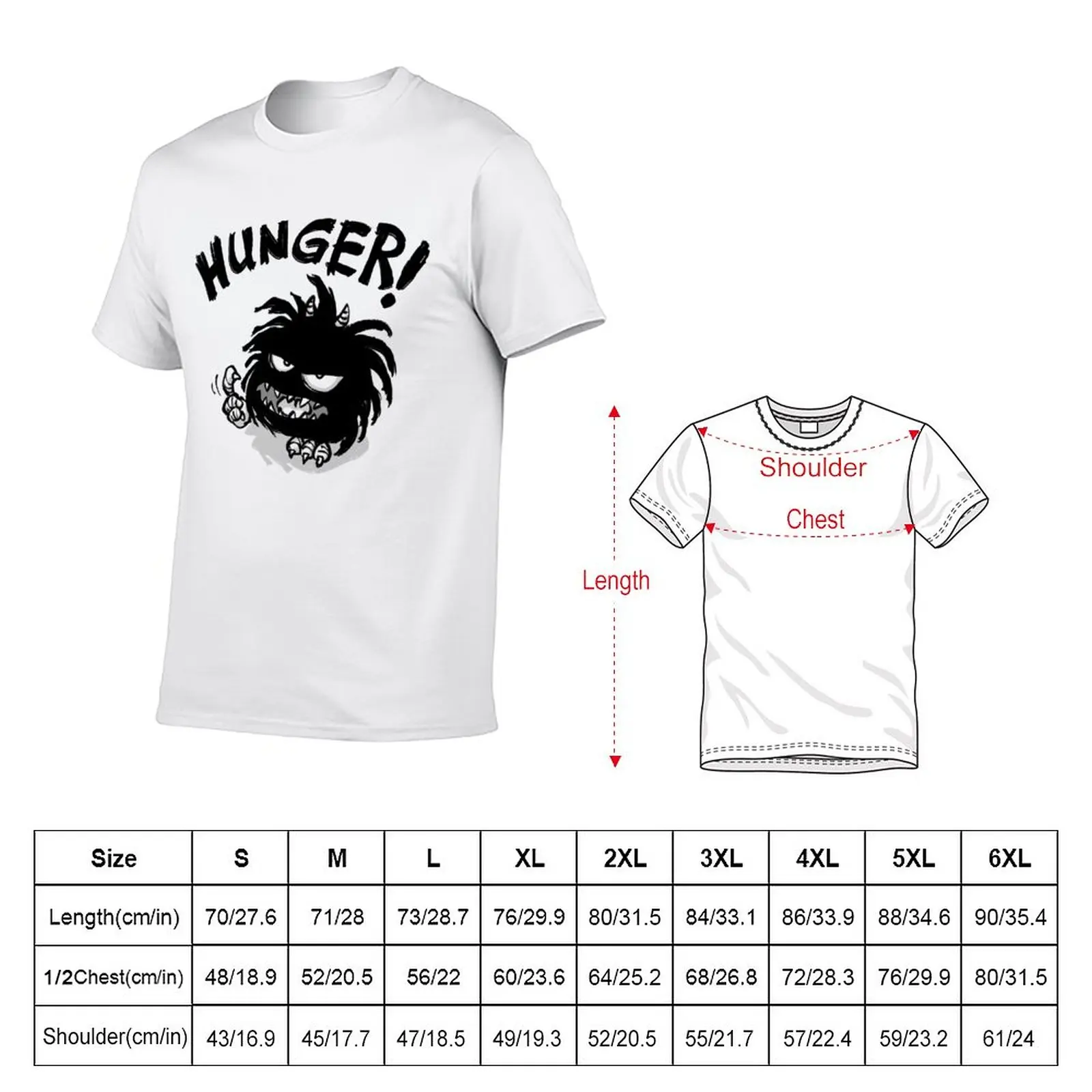 New CORNIBUS HUNGER! T-Shirt black t shirts cute tops quick-drying t-shirt graphic t shirt big and tall t shirts for men