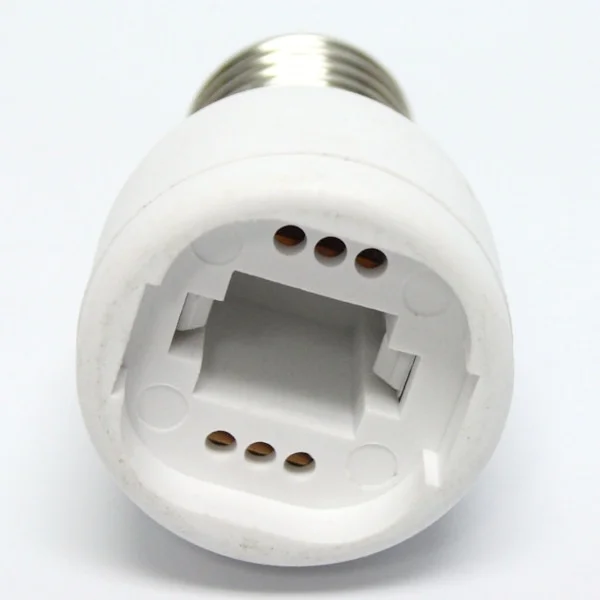 E27 to G24 Lamp Base Adapter Converter Fits 2Pin 4Pin Bulb Socket LED Light Adapter RoHS Flame Retardant PBT