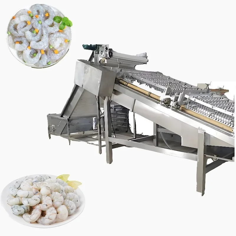 Commercial Automatic Shrimps Remover Peeler Shrimp Peeler Processing Machine