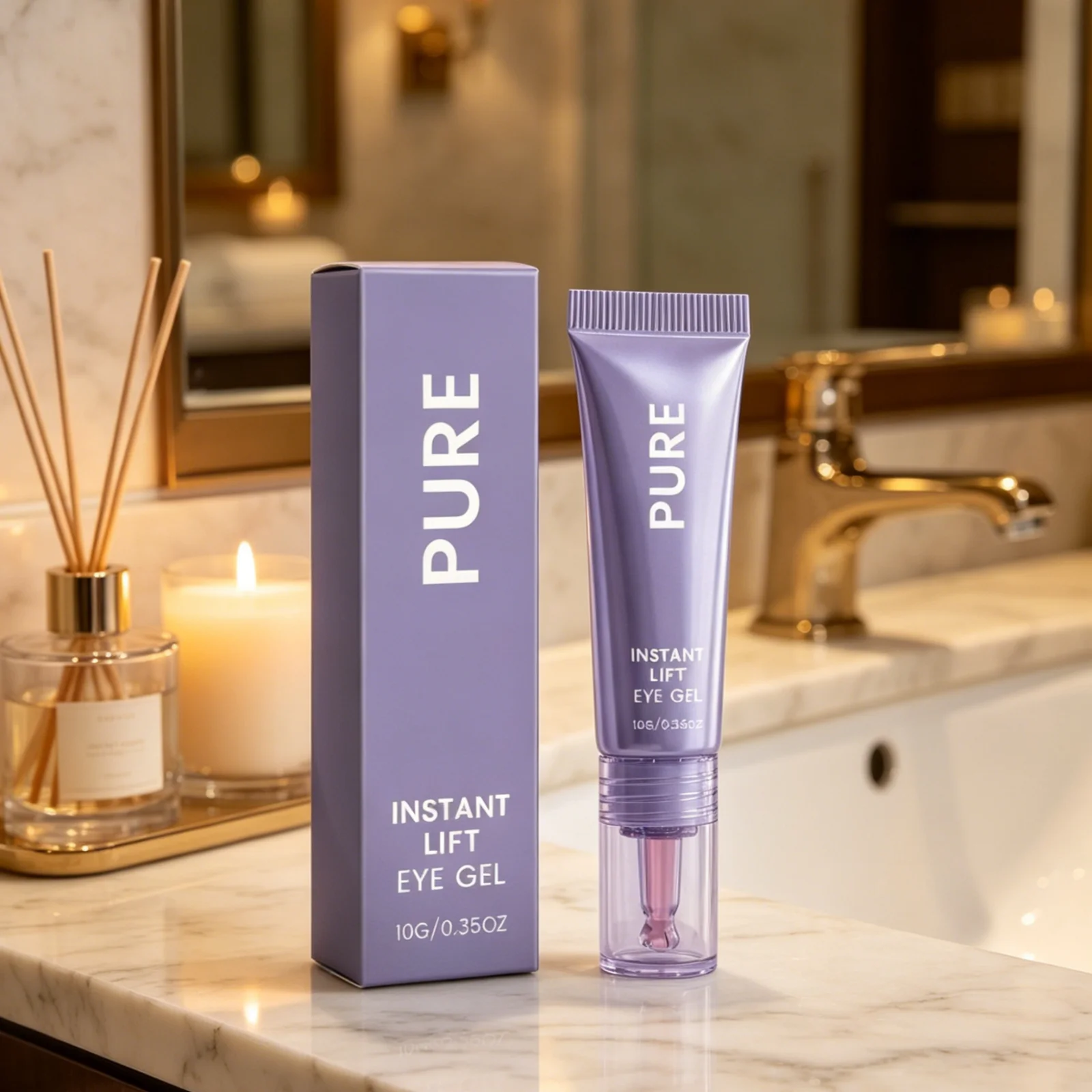 Instant Lift Eye Gel Long Lasting Hydration Anti Wrinkle Smoothes Fine Lines Evens Skin Tone Lightweight Mild Formula Eye Cream