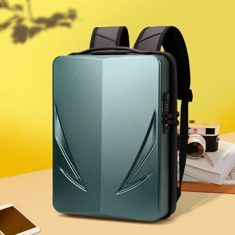 Hot Fashion PC Hard Shell Series Backpack Gaming Anti-theft Waterproof Notebook Backpack 15.6 Inch Business Travel Backpack