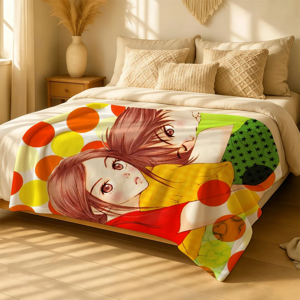 Classic Anime L-Love Complex Blanket Warm Soft Suitable For Bedroom Sofa Bed Living Room Office Travel Camping Gifts