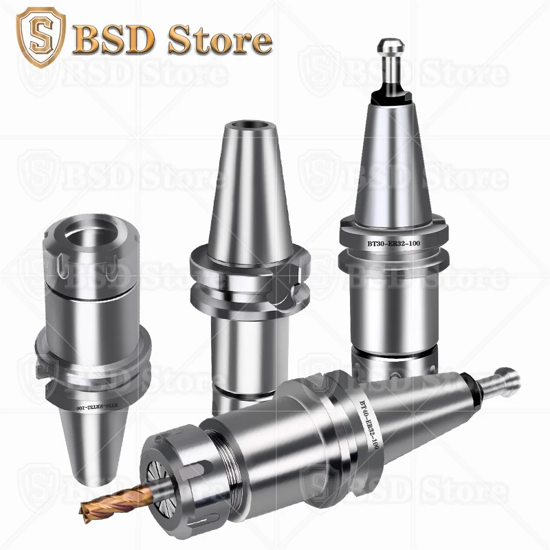 Imagem -06 - Bsd Alta Precisão Cnc Ferramenta Suporte Usinagem Centro Ferramenta Cabeça Cnc Chuck Bt30 Bt40 Er11 Er16 Er20 Er25 Er32 40