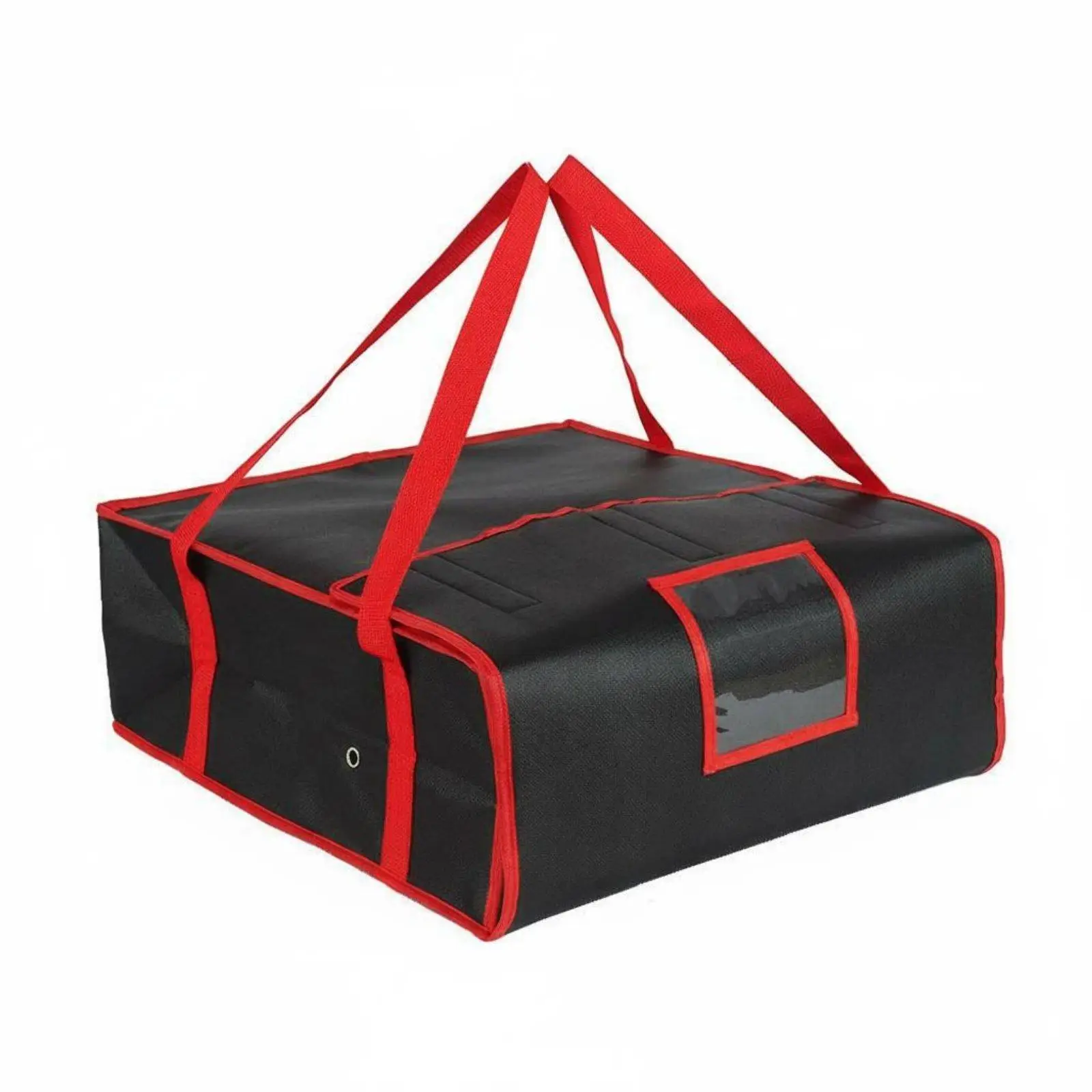 Insulated Pizza Conveyance Bag Portable Meal Carrier Bag Clear Order Window Food Delivery container for Caterers, Catering, - view 2
