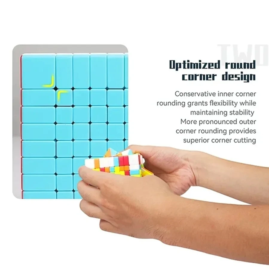 Qiyi 9x9 Speed Magic Cube 9 strati Qiyi Mofangge 9x9x9 Puzzle Antistress professionale giocattoli bambini Cubo Magico