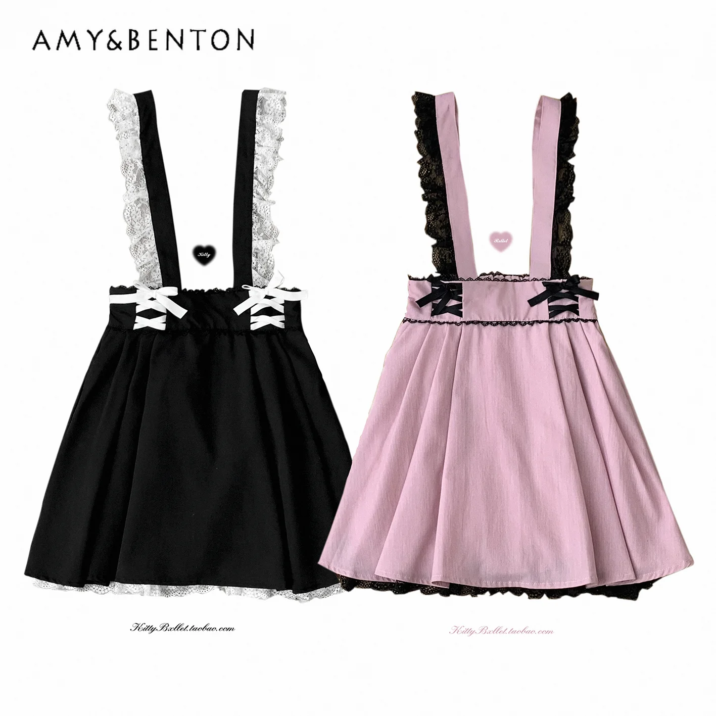 

Japanese Sweet Cute Mini Skirt Autumn Mine Mass-Produced Lace Suspender Skirt Pure Color All-Matching Slim A-line Skirts Women