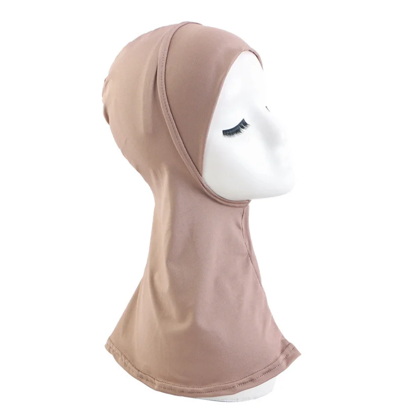 Tube Hijab Caps Hijabs For Woman Muslim Sport Base Hat Abayas Women Jersey Turbans Islamic Turban Head Wrap Instant Silk Shawl