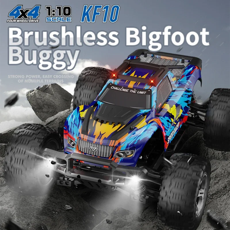 Teeggi KF10 MAX 1/10 4WD 3S High Speed Rc Off-road Car 60KM/H Brushless motor 2S KF10PRO RC Truck Drift Racing Cars Toy For Gift