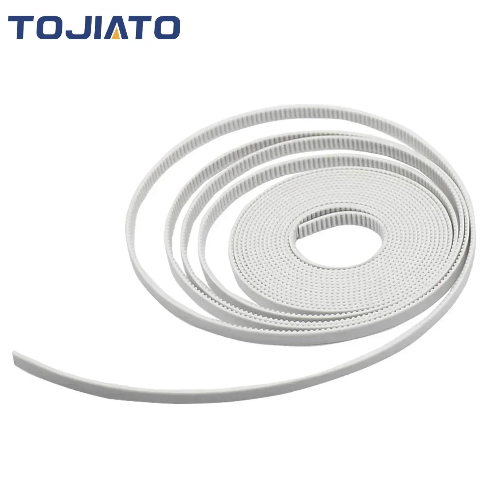 5/10M GT2 Belt PU Steel Wire Timing Pulley GT2-6mm Open Synchronous Rubber Belts Width 6mm for DIY CNC 3D Printer Parts