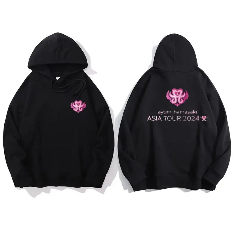

Худи для концерта в честь 25-летия Хамасаки Аюми, осенне-зимняя толстовка свободного кроя, повседневная, современная, антибактериальная