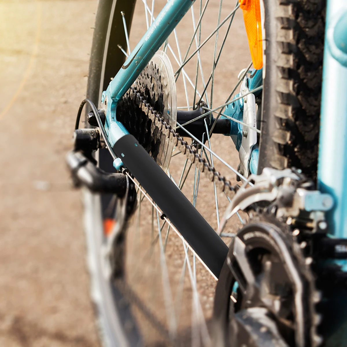 

4 Sets Mountain Bike Chain Stay Protector Simple Bike Frame Cover Durable Plastic Resin Chain Guard For Road Foldable Bikes
