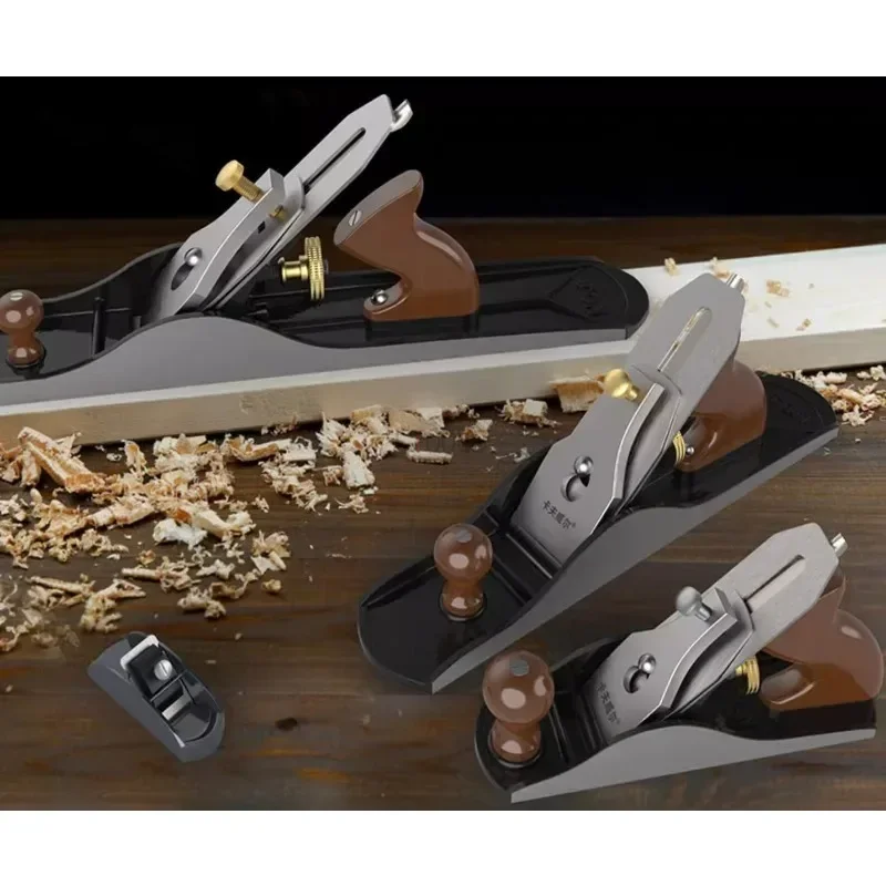 Woodworking Planer Alloy Steel Hand Planer European Flat Plane Bottom Edge Wood Trimming Plane DIY Carpenter Tools Wood Planer