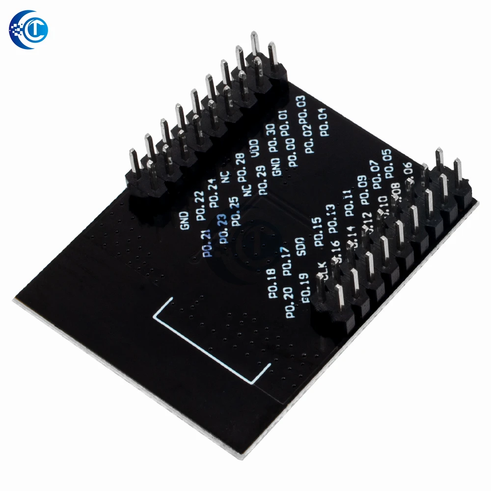 NRF51822 2.4G Wireless Communication Module, Supports Bluetooth, Zigbee and DMX512 Signal Transmission