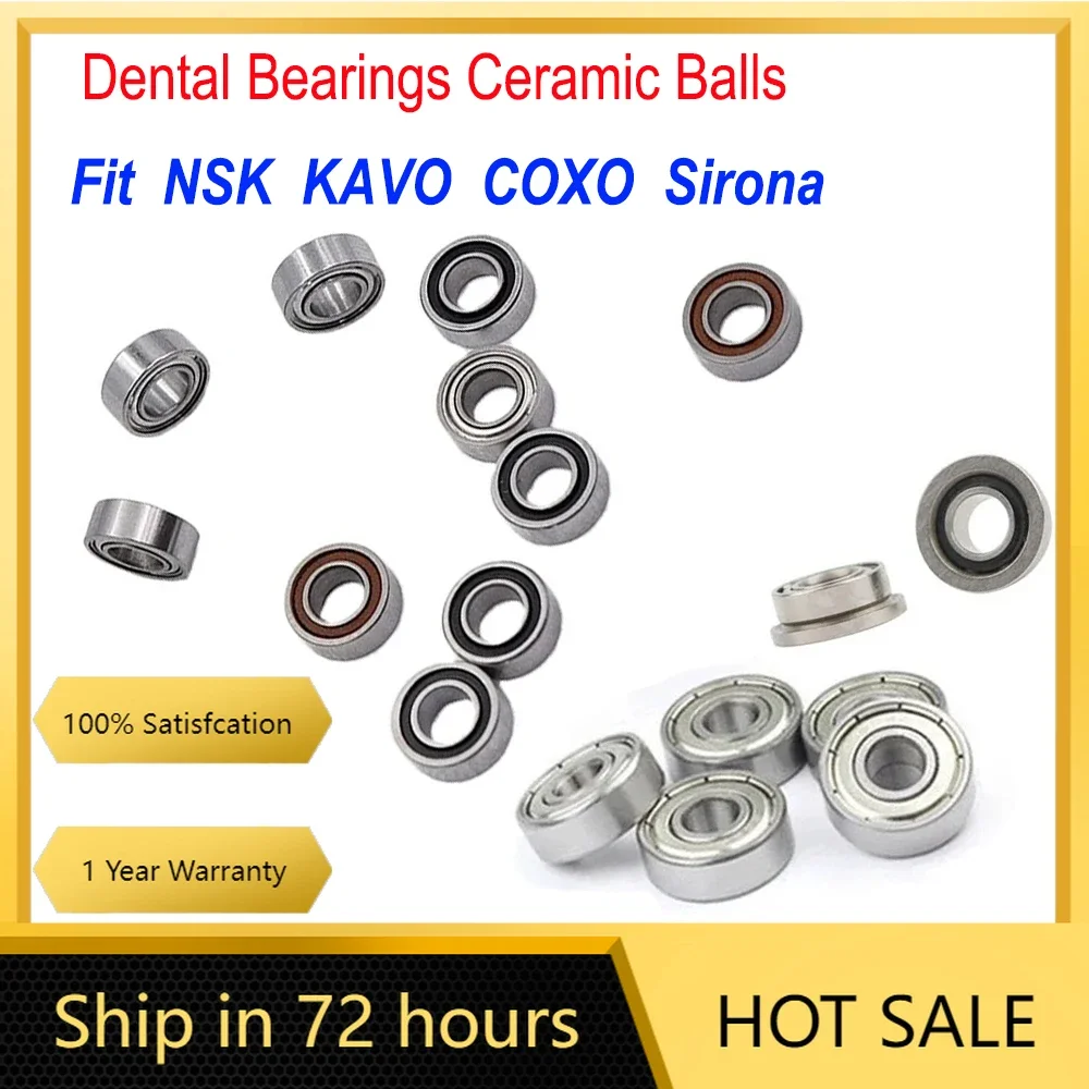 

10pcs Dental Bearings Ceramic Ball for High Speed Handpieces Fit KAVO NSK W&H Turbine Hand Pieces Dentistry Repair Accesorios