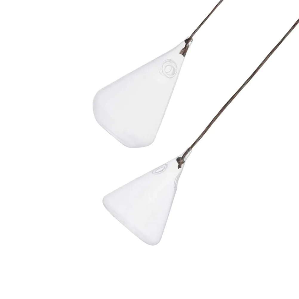 2Pcs Hanging Terrarium Containers High Borosilicate Glass Waterdrop Triangle Shape Hydroponic Vase for Succulents Air Plants