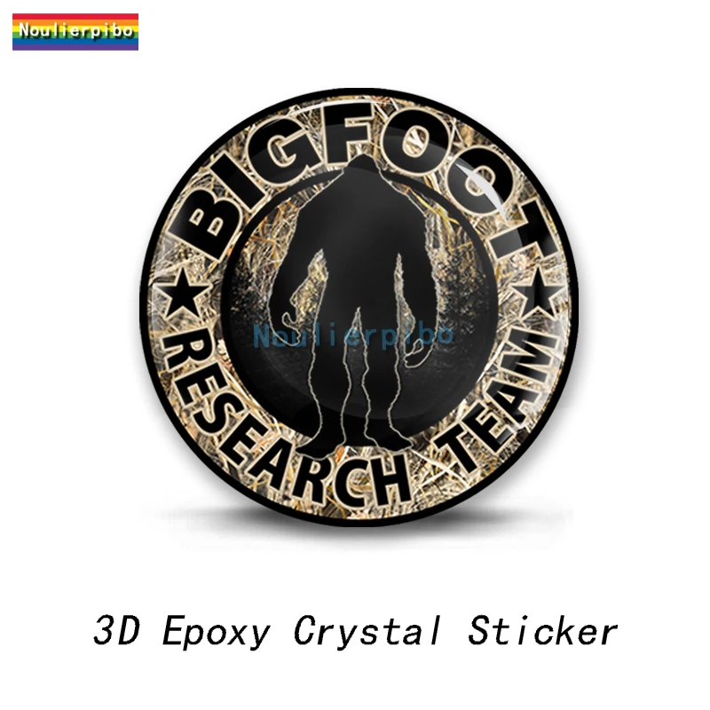 3D Crystal Sticker Epoxy Dome Car Sticker Bigfoot Gorilla PVC Car Office Supplies Laptop Mobile Phone Trolley Case Vinyl Decal