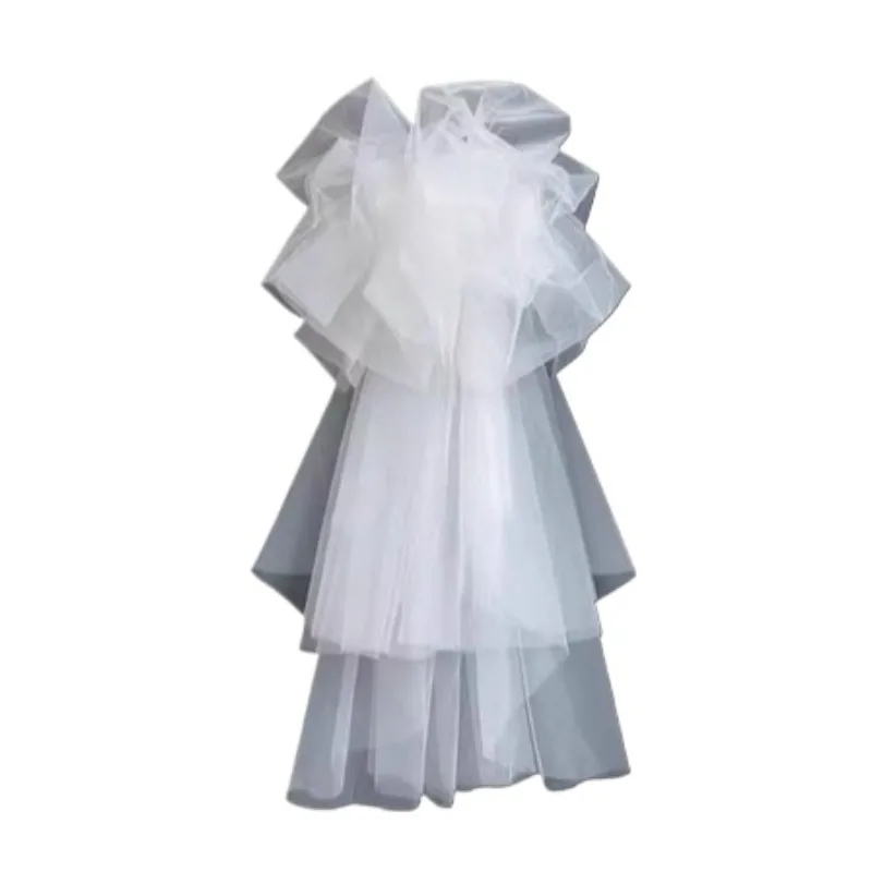 veil-bride-main-wedding-dress-grab-bubble-cloud-fluffy-dress-simple-premium-certificate-registration-photo-headgear