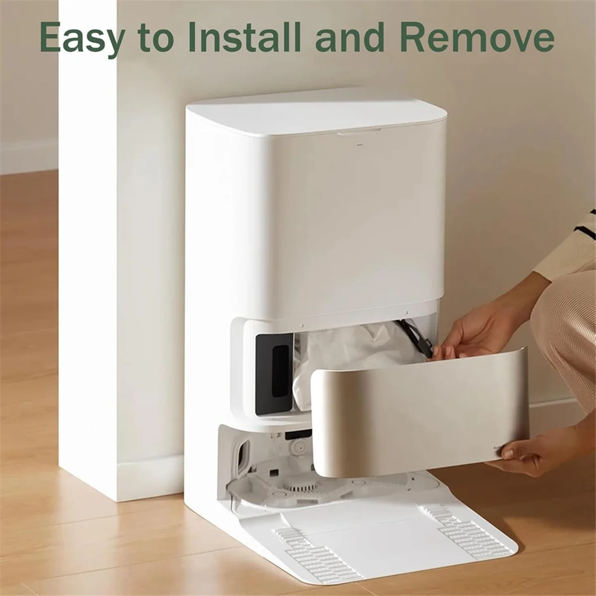 L65A 12 Pack Dust Bags for Dreame X30 Ultra / X40 Ultra / L10s Pro Ultra Robot Vacuum Cleaner, 3 L Large Capacity