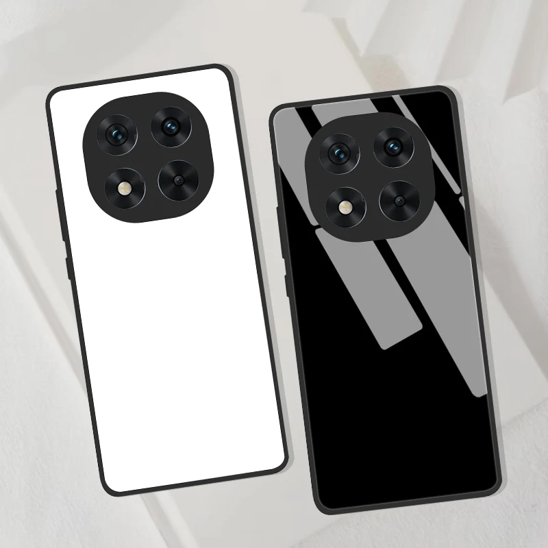 Funda de teléfono de vidrio templado para Xiaomi Redmi Note 14 Pro Plus 4G 5G, funda dura de lujo para PC, parachoques trasero para POCO X7 Pro 5G