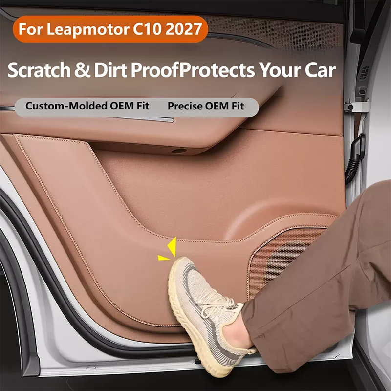 For Leapmotor C10 2027 Car Door Anti-kick Sticker Mat Side Door Glove box Anti-scratch Protective Stickers Accessories