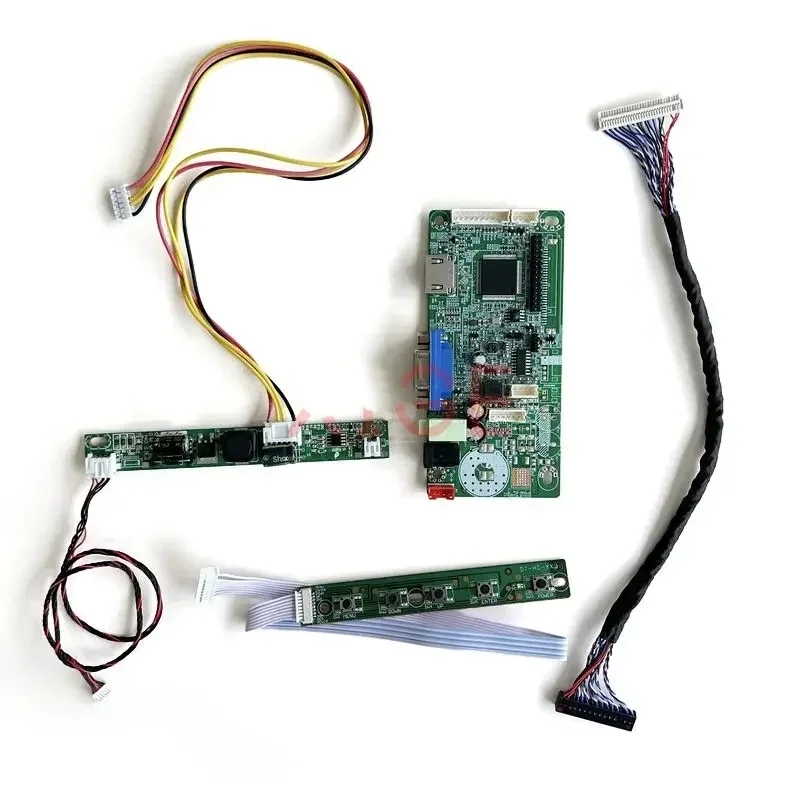 For LTM238HL02 LTM238HL06 LCD Monitor Controller Board Speaker Kit Compatible with HDMI VGA 30 Pin LVDS Matrix 1920*1080 23.8
