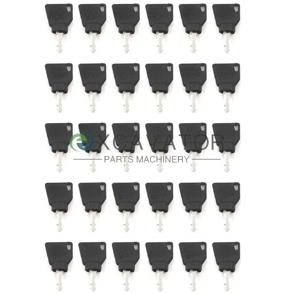 30x Key For Heavy Equipment Ignition Key OEM 701/45501 331/26790 333/Y1374