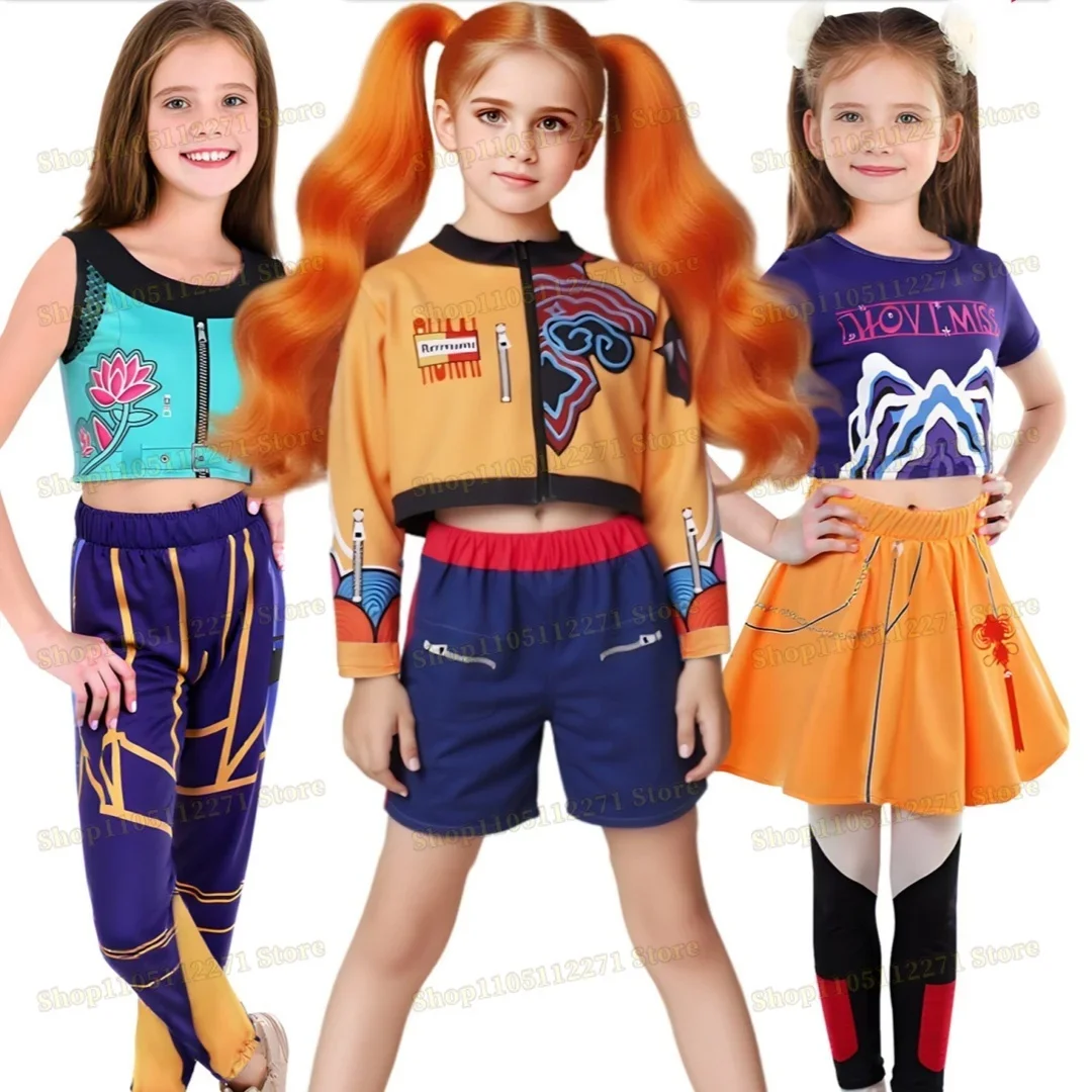 

Хэллоуин Enfants KPop démon enfants DemZoey Rumi Mira, костюм для косплея, идол, добродетель, фильм, косплей pour